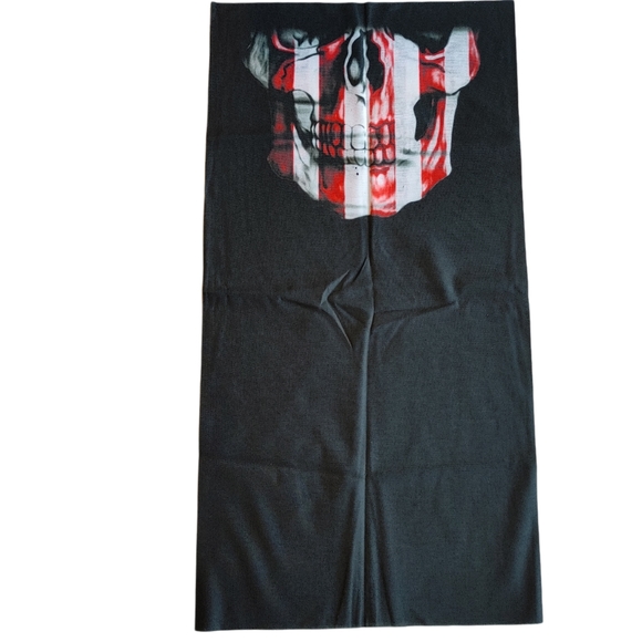 NEW Neck Biker Fashion Gaitor Bandana Face Mask Flag Skull - Picture 2 of 6